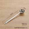 304 Stainless Steel Thickened Measuring Spoons Set with Long Handles, 50ml Cup, 40ml Spoon, for Baking and Seasoning.