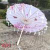 Silk Cloth Women Umbrella Cherry Blossoms Ancient Dance Umbrella Decorative Umbrella Chinese Style Oil Paper Umbrella