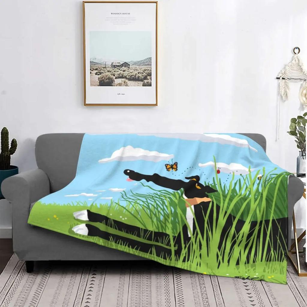 Printed Flannel Blanket Vision Hound Sofa Bed Blanket Lightweight Blanket