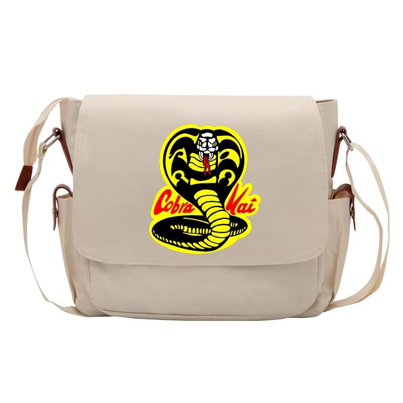 Cobra Kai Anime Crossbody Bag Oxford Cloth Large Capacity Casual Shoulder Students