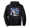 Otter Astronomer with a Telescope. Wonderment Cosmos Celestial Bodies Hoodie