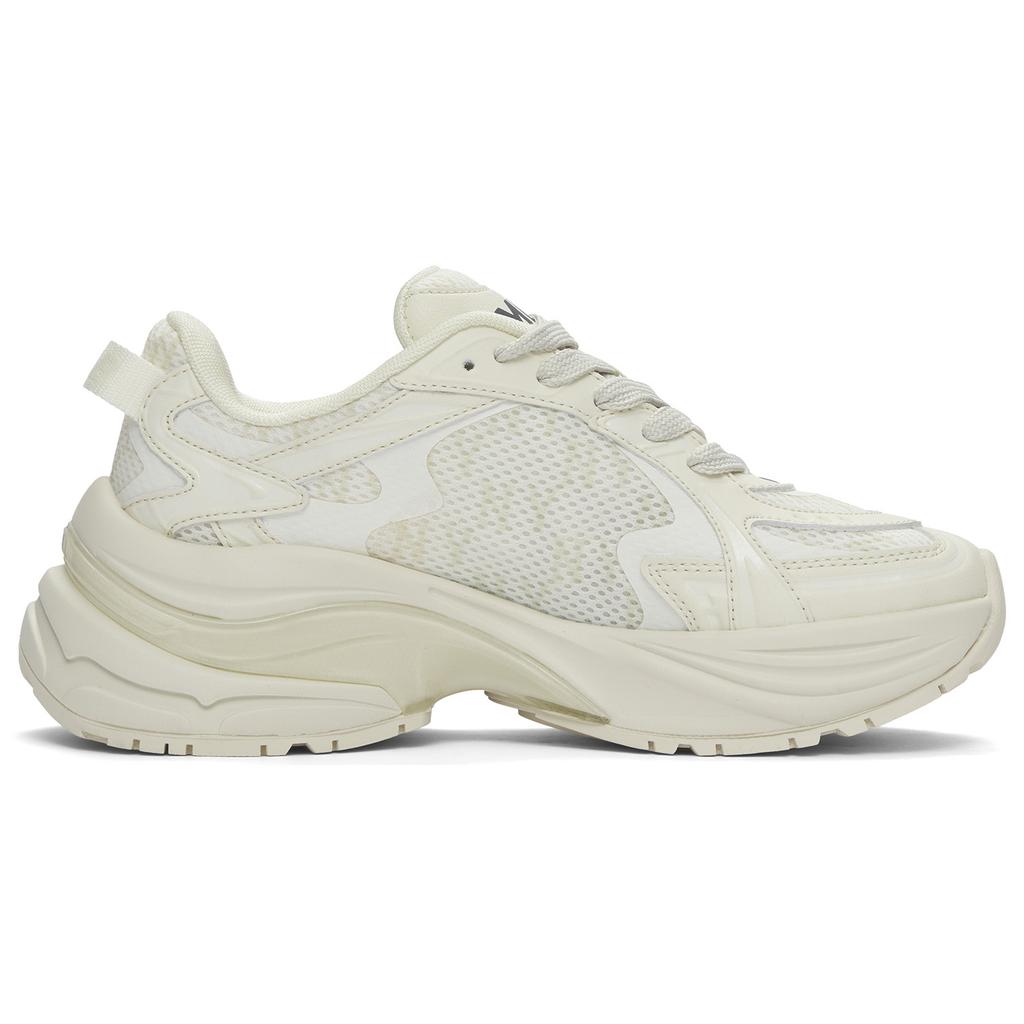 New MLB Curve Runner Anti-Slip Wear-Resistant Low-Top Casual Shoes Unisex Beige 3ARNSPL5N-50BGL