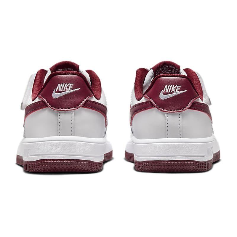 Nike Force 1 Low EasyOn PS White Team Red Kids Sneakers FN0237-105