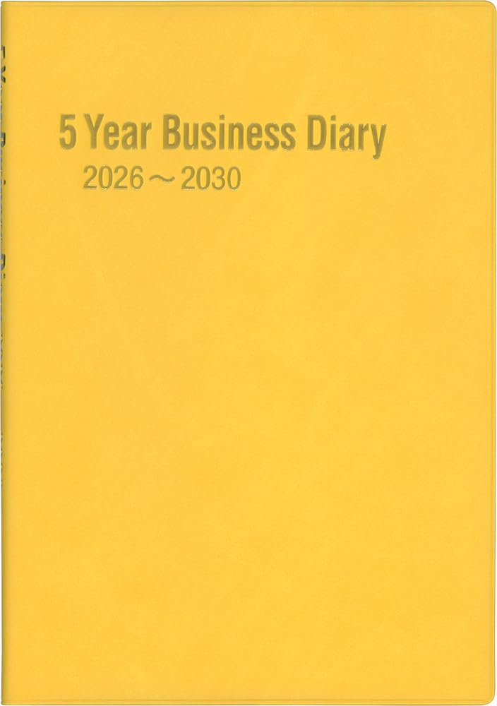 

Hakubunkan 2026 A5 Business Mango 252 January 5-Year Diary, No. (Starts 2026)