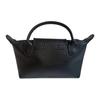 Longchamp Le Pliage City 17 Unifarbe Geprägtes Logo Umweltfreundlicher Reißverschluss Kurzer Henkel Knödel-Tragetasche Damen-Tragetaschen Schwarz 34175HYQ001