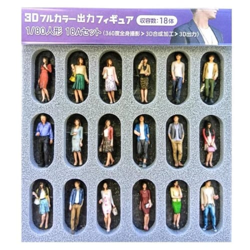 Takeda Diorama Doll 3D Color Realistic Figure 360-Degree Full-Body Photography 3D Photogrammetry (1/80)