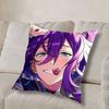 timid Ayase Mayoi COOL Pillow Case Anti-dustmite Pillowcase Invisible zipper silky short plush Sofa cushion cover