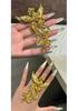 Gold 3D Phoenix Ring: Retro-Style Open Ring Jewelry for Women
