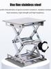 Manual Woodworking Machinery Router Lifter Adjustable Laboratory Table Lift Stainless Steel Lab Jack Stand Table Lift for School