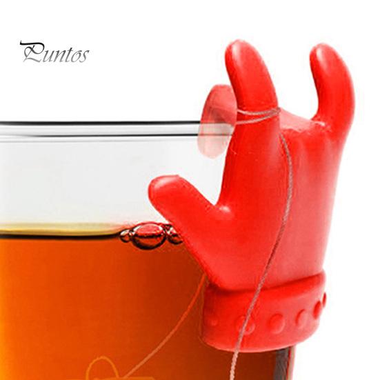 2Pcs Finger Shaped Tea Bag Holder Spoon Rack Preventing Soup Spills Rack Silicone Creative Lid Holder Utensils Stand Artistic Tea Lover Gifts