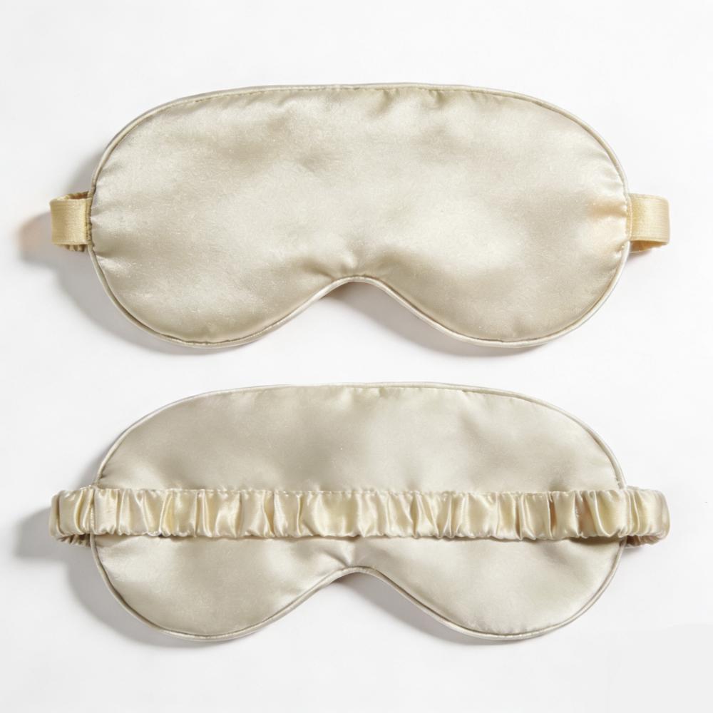 1/2pcs Silk Sleep Masks Double-Sided Breathable Eye Covers for Nighttime Travel Flights Naps Comfortable Blackout Eye Mask Set