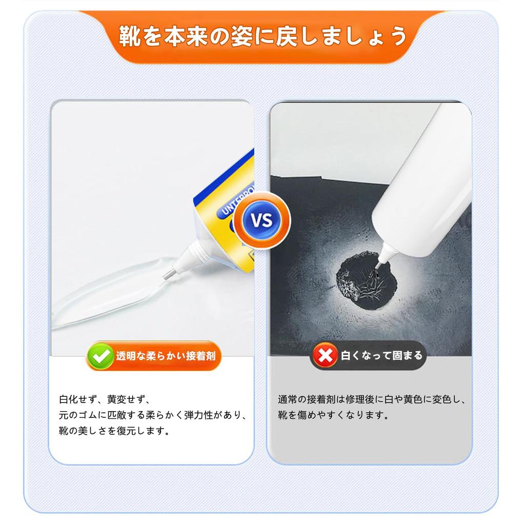 Linshesf Shoe Glue Strong Rubber Sole Repair Waterproof Glue Repair 60ml Tough Flexible Instant
