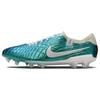 Tiempo Legend 10 FG Firm Ground Slip Resistant Abrasion Resistant Soccer Shoes Men's Cyan FQ3247-300