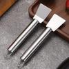 Stainless Steel Cleaning Shovel Kitchen Tool with Hanging Holes Easy To Use Reusable Rust-Resistant Ice Thawing Scraper for Cafe Restaurant Bakery
