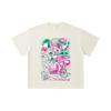 260 GSM Double Yarn 32 Count 100% Cotton Saint Seiya V29 Shun Print Unisex Heavy Cotton T Shirt