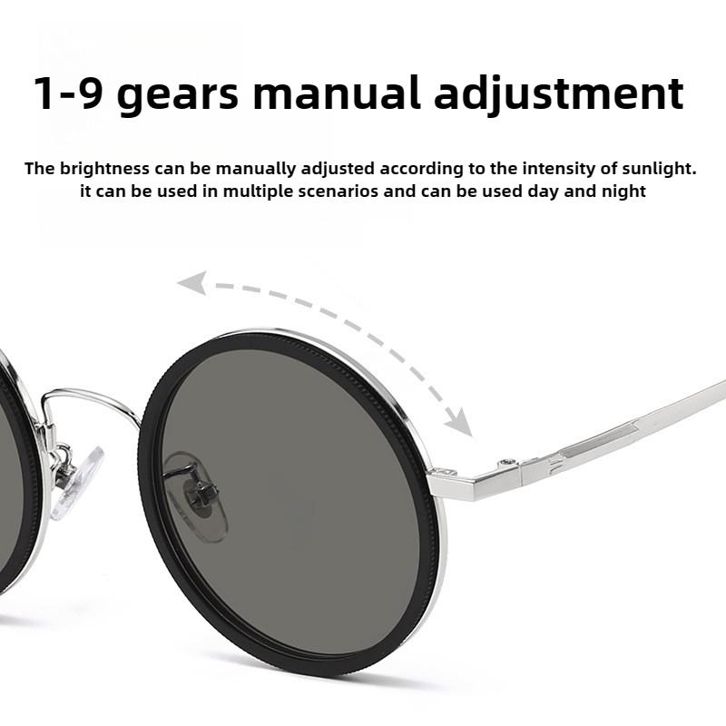 ND9 Rotatable Adjustable Foldable Sunglasses Neutral Fashion Luxury Trend Sunglasses for Men Women