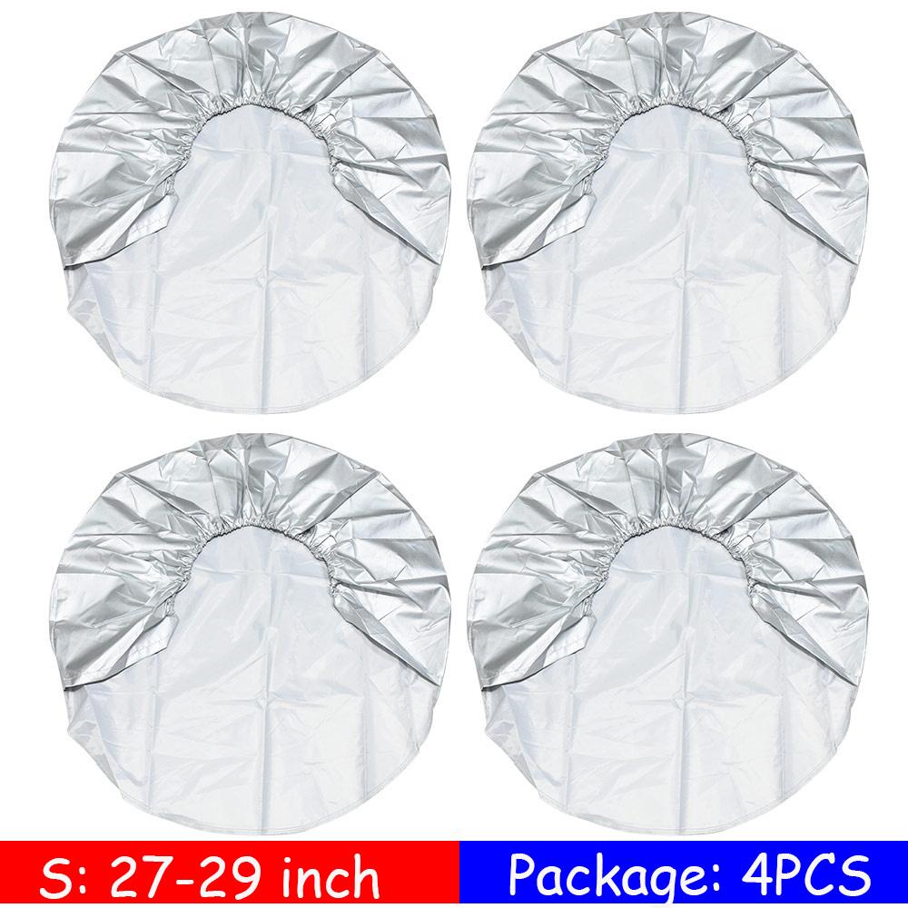 

4 шт. Защитные сумки для колес, чехлы для колес для тяжелых условий эксплуатации, чехлы для колес автофургонов, внешние аксессуары для грузовиков, прицепов, кемперов, автодомов