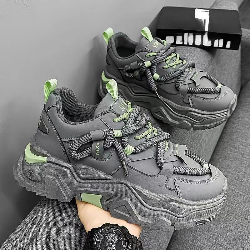 Fashion Men Chunky Sneakers Casual Designer Running Shoes Fashion Non-slip Luxury Brand Shoes for Men Vulcanize Shoes Zapatos De Hombre