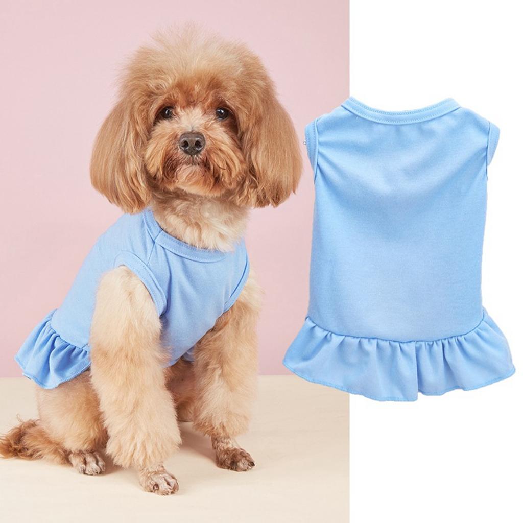 Pet Clothes Spring Summer Pet Breathable Comfortable Clothes Cute Printed Pet Clothes for Cats Pet Clothes for Large Dogs Female