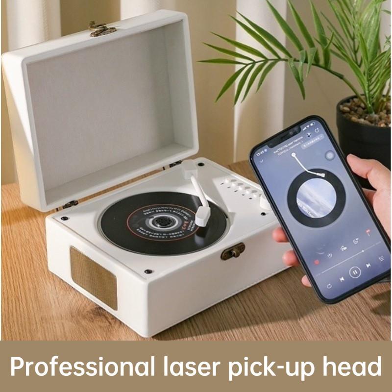 Portable Bluetooth Charging Audio System All-in-one Large Battery Player Retro Multifunctional Box CD Player