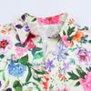 2025 Spring/Summer Women's Floral Turn-Down Collar Long-Sleeve Casual Shirt