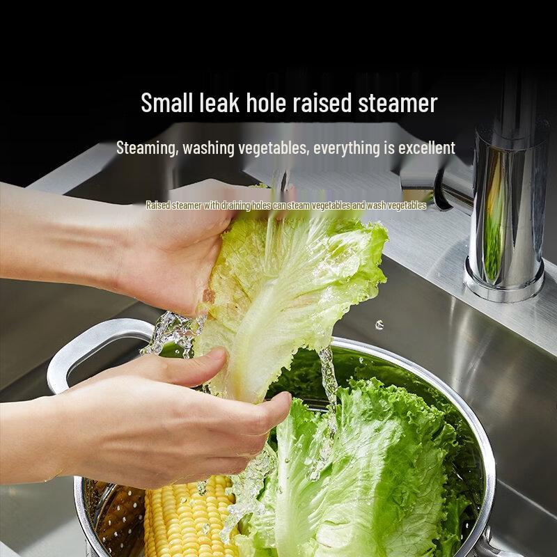 Zhang Xiaoquan 3-Layer Steel Soup Steamer Pot