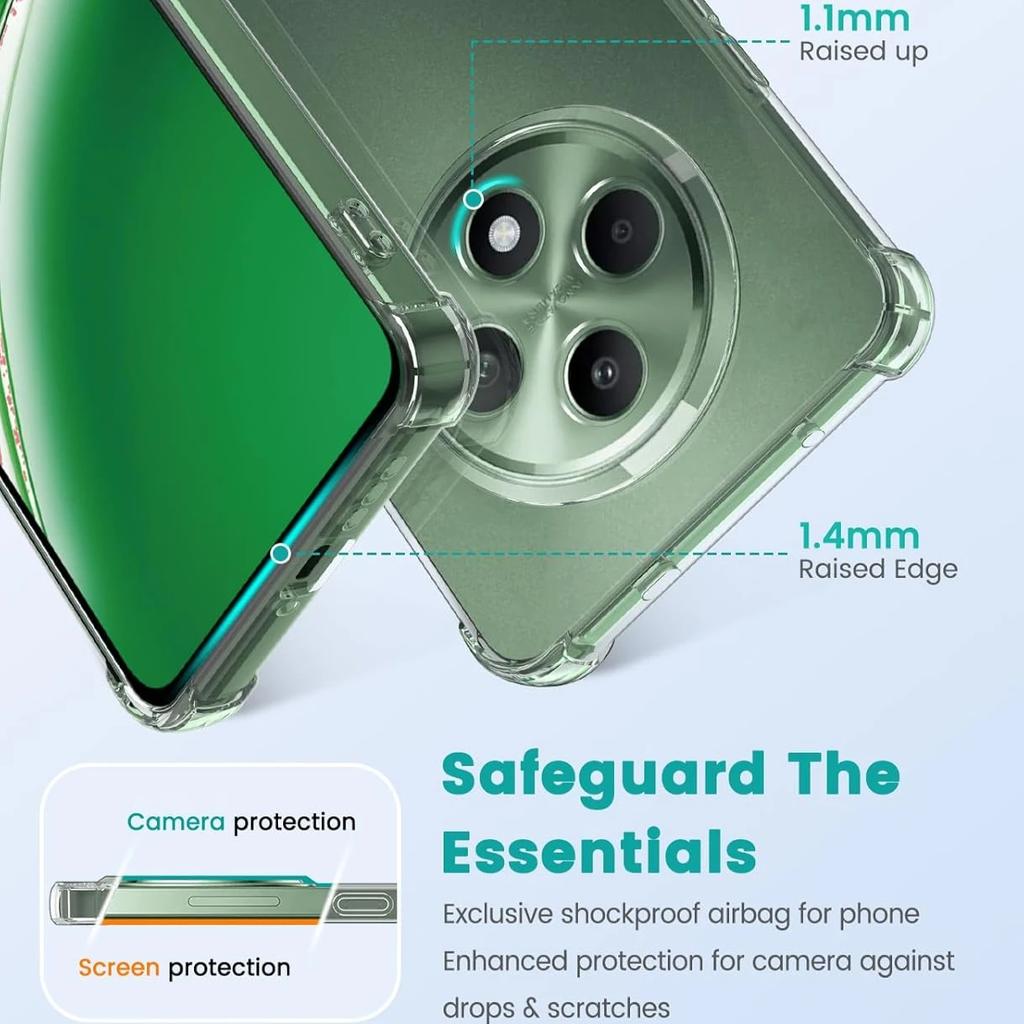 Nárazuvzdorné TPU pouzdro se čtyřmi rohy pro OPPO Reno 12F 12FS 5G Reno 12 F FS Ochranný kryt Průhledný kryt Pouzdra Coque