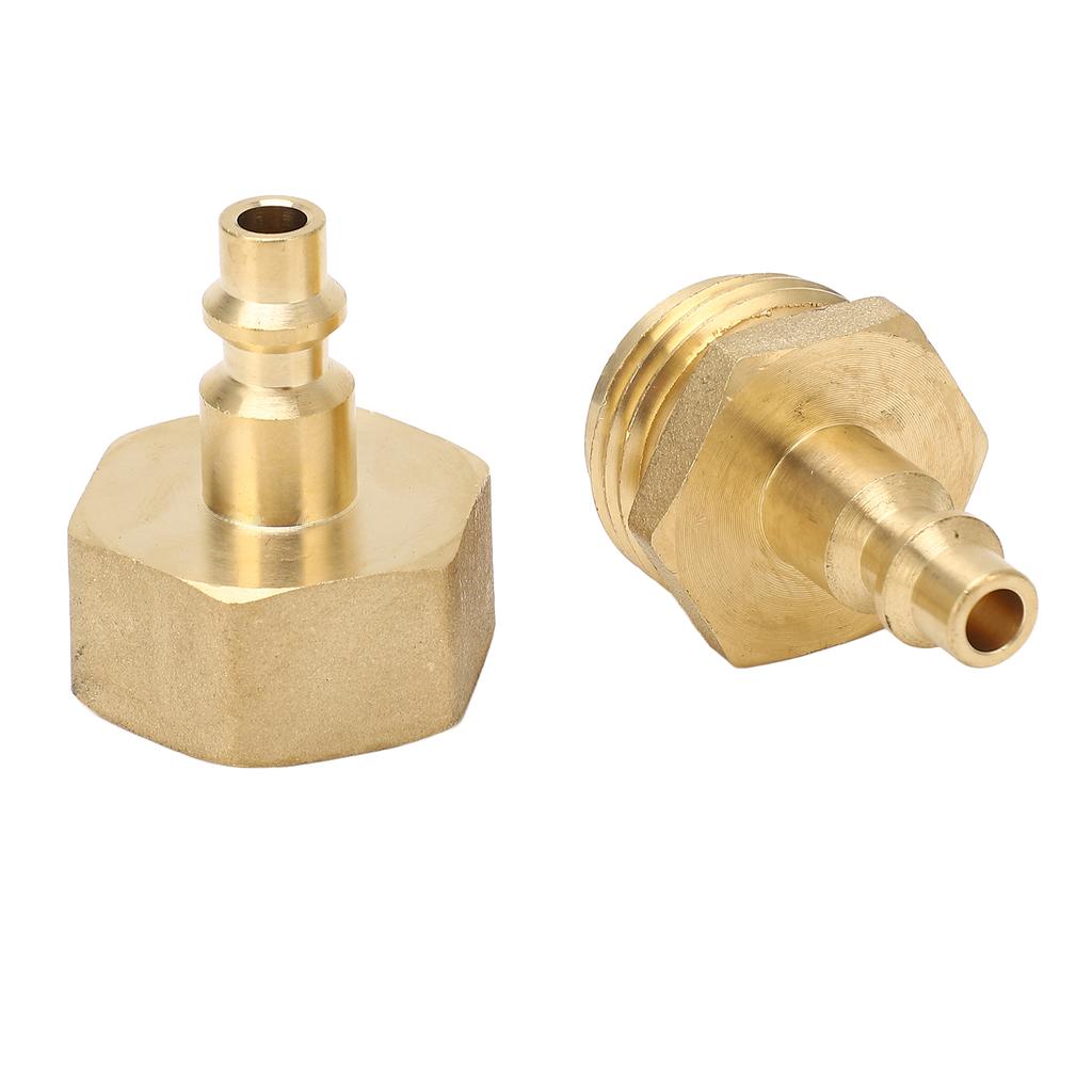 Winterize Sprinkler Blow Out Adapter Air Compressor 1 4in Quick Connect Plug To Garden Hose Pipe 3 4in Threaded Adapter
