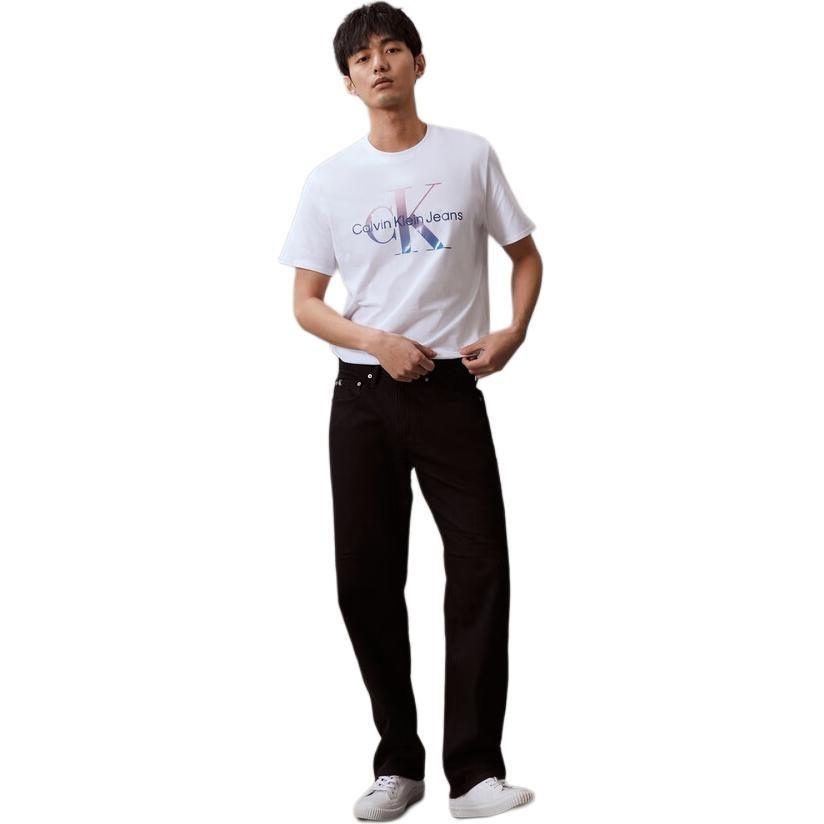 Calvin Klein T Shirt Unisex Moon White 40KC837-YAA