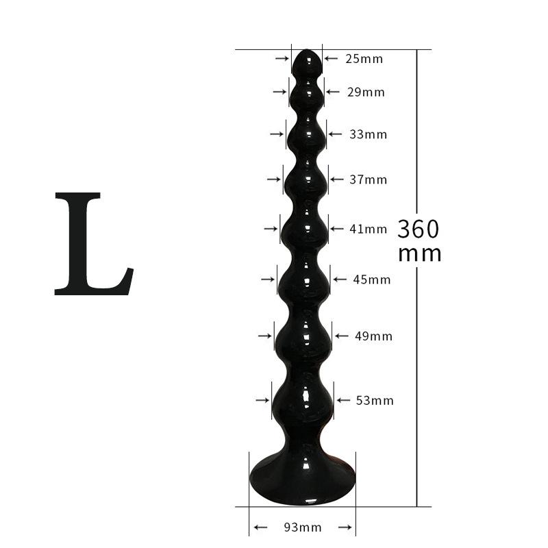 Extra-long Pull Beads Out of The Backyard Toy Anal Plug Tail Reamer for Men and Women Anal Sex Toys Anal Beads