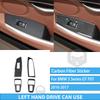 Carbon Fiber Car Accessories Interior Gear Shift Dashboard Window Lift Cover Stickers Trim For BMW F07 5 Series GT 2010-2017
