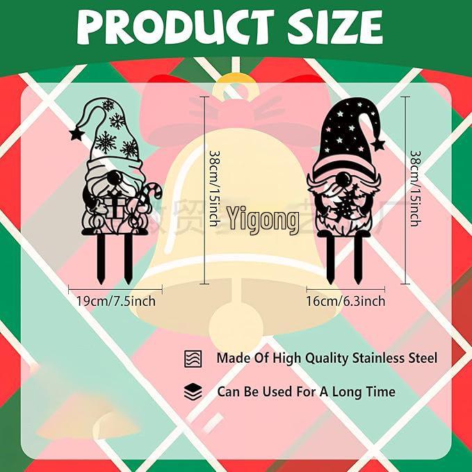 Cross Metal Ground Insert Sign for Garden Decoration