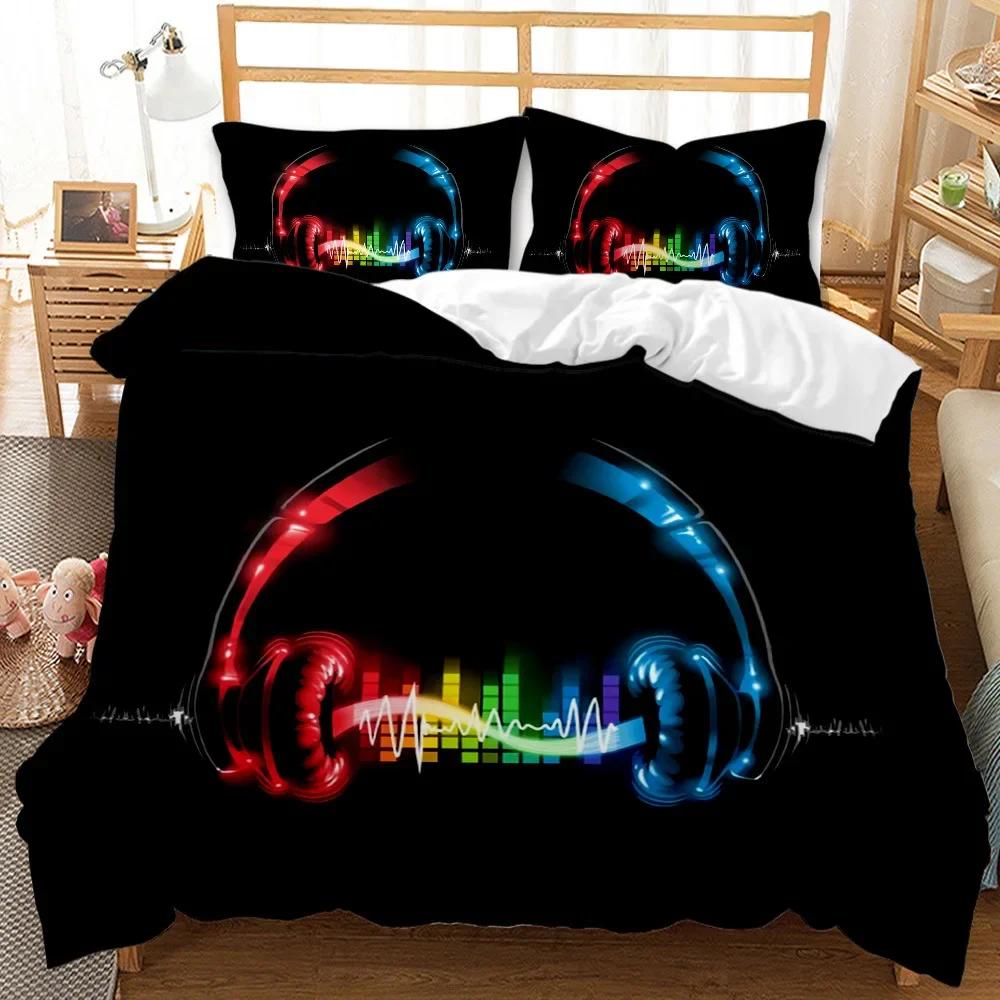 Nightmare Before Christmas  Duvet Cover with Pillow Cover Bed Sets Jack and Sally 3D Skull Christmas Bedding Set Bedroom Decor