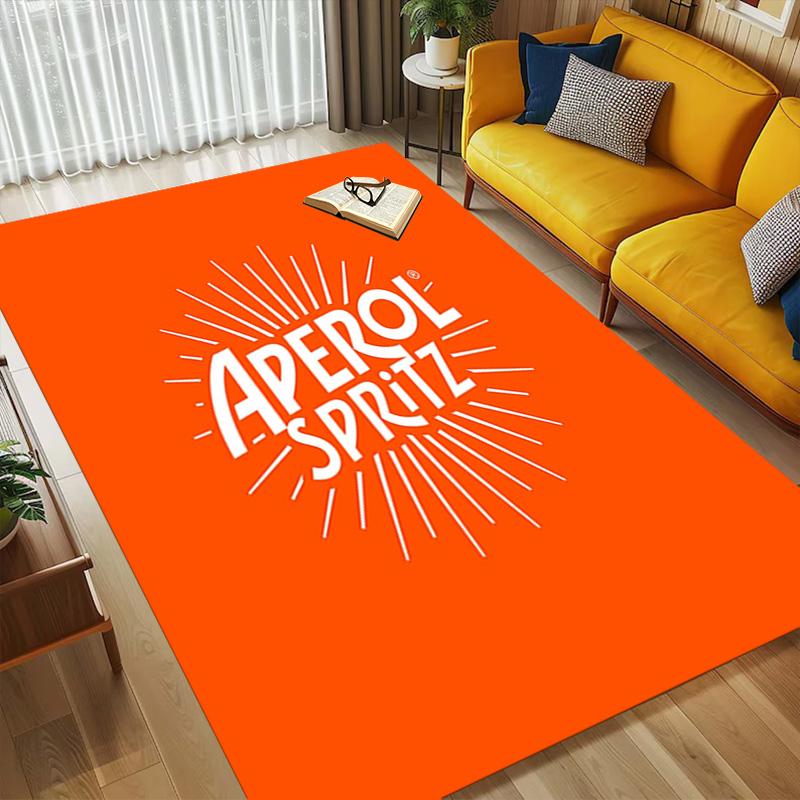 Aperol Spritz Living Room Nonslip Area Rug Soft Carpet For Bedroom Game Playroom Sofa Office Home Decor Doormat Christmas Gift C92620
