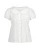 ILLIGO Forming Ribbon Puff Blouse White