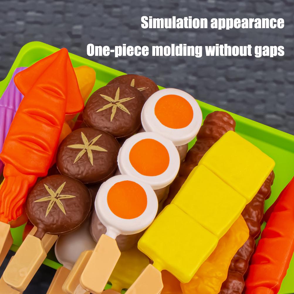 Set Jucărie Grătar Simulare Copii Ustensile de Bucătărie și Gătit Alimente Joc de Rol Educativ Jucării Casă de Joacă