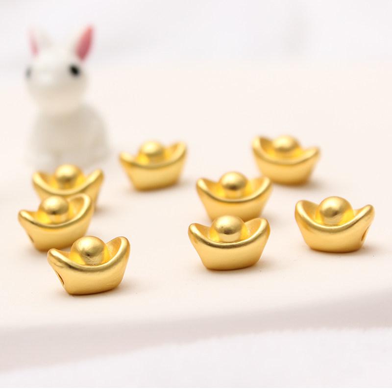 Sand Gold Spacer Beads: Color-Preserving, DIY Jewelry Accessory for Bracelets & Necklaces