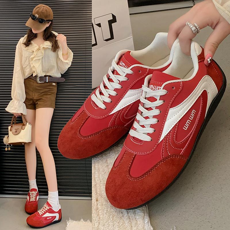 Red Forrest Gump Training Shoes Women's 2025 New Popular Summer Super Fire Versatile Breathable Mesh Sports and Leisure Shoes