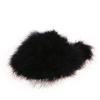 Fashion Women Luxury Fur Slippers 2025 New Lightweight Flat Half Slippers Outdoor Baotou Shoes Women Fashion Round Toe Fur Slides Woman