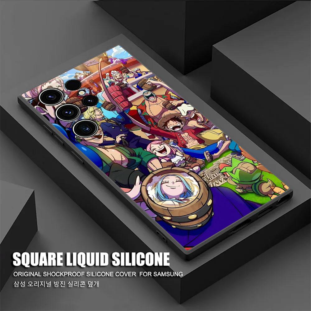 Hot Ones Ainme Pieces Phone Case For Samsung Galaxy S25 S24 S23 S20 S21 FE S26 S22 Ultra 5G S26 Plus S25FE Soft Silicone Cover