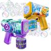 2026 Soap Bubble Gun Electric Bubble Machine Blower Maker Guns Automatically Mechanical Bubbles Toys for Kids Outdoor Games Kids