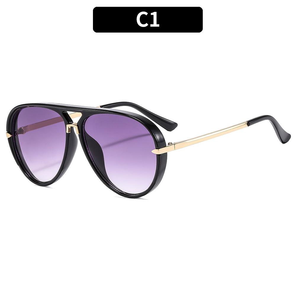 New fashion men s and women s fashion sunscreen outdoor driving sunglasses double beam sunglasses