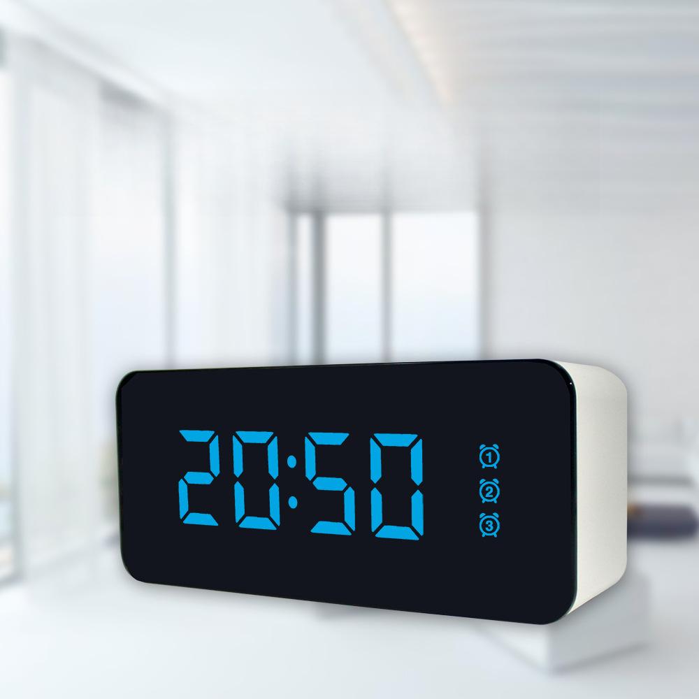 New Acrylic Electronic Clock Multi-function Alarm Clock Simple Touch Electronic Clock Source 6612Y6613Y