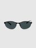 Lukadiseu Lk22 Ink Silver Metal Fit Sunglasses