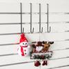 Blumenkranz-Aufhänger über der Tür, großer Kranz, Metallhaken für Weihnachts-Osterkranz, Haustür-Aufhänger, Weihnachtsparty-Zubehör