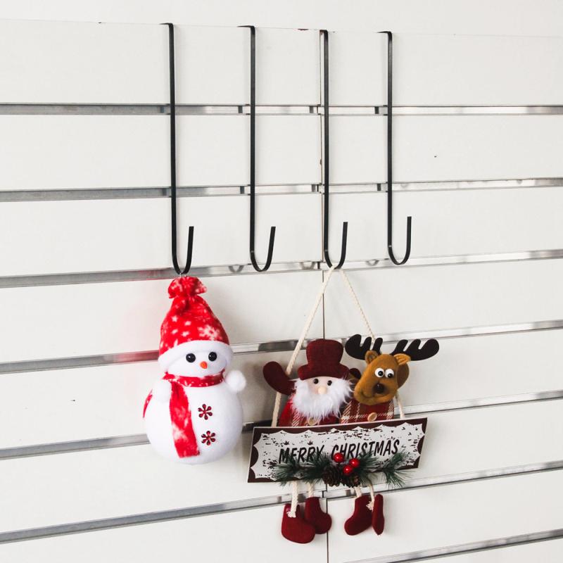 Blumenkranz-Aufhänger über der Tür, großer Kranz, Metallhaken für Weihnachts-Osterkranz, Haustür-Aufhänger, Weihnachtsparty-Zubehör