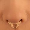 Gothic Horn Nose Clip Non Piercing Fake Nose Ring Non Perforation Body Jewelry