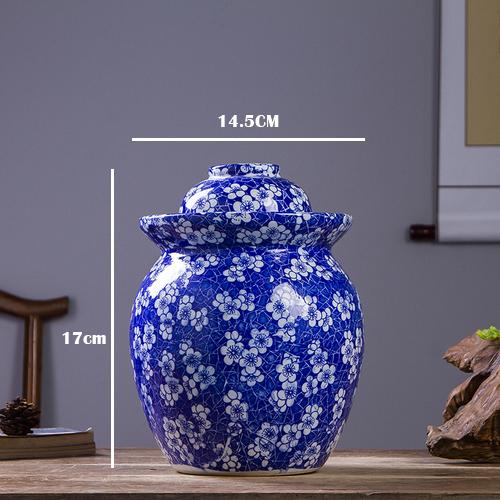 

Керамическая банка для солений, бытовая толстая глиняная герметичная банка Цзиндэчжэнь, банка для солений, маринованных овощей, кухонные принадлежности для хранения