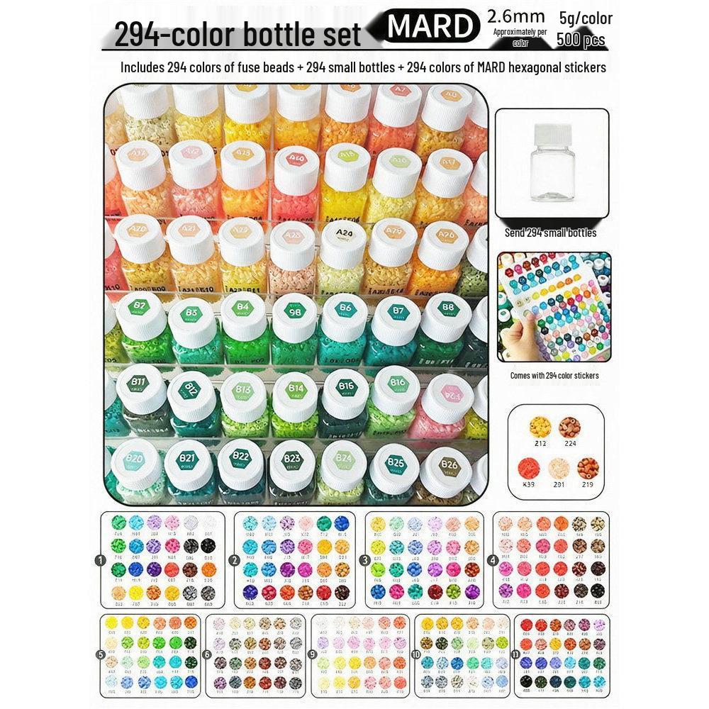 Haus 294 Color Fusion Perler Perlen Nachfüllset - 221 Spezialfarben DIY-Materialien