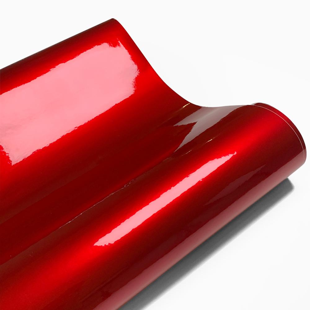 Car Stickers Auroral Red Vinyl Wrap Film Waterproof Glossy Film Scratch Resistant Auto Body Decoration Tunning Car Accessories
